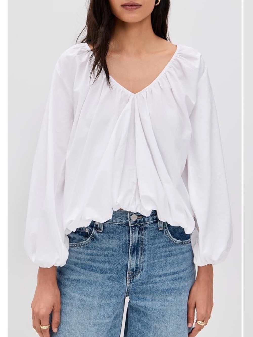 NWT Mie Yubu white blouse, size S